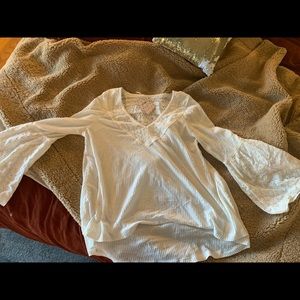 NWT. Free People whit hobo shirt.